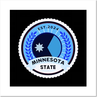 Minnesota New State Flag Posters and Art